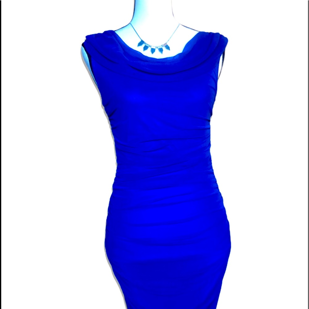 Royal Blue mini dress